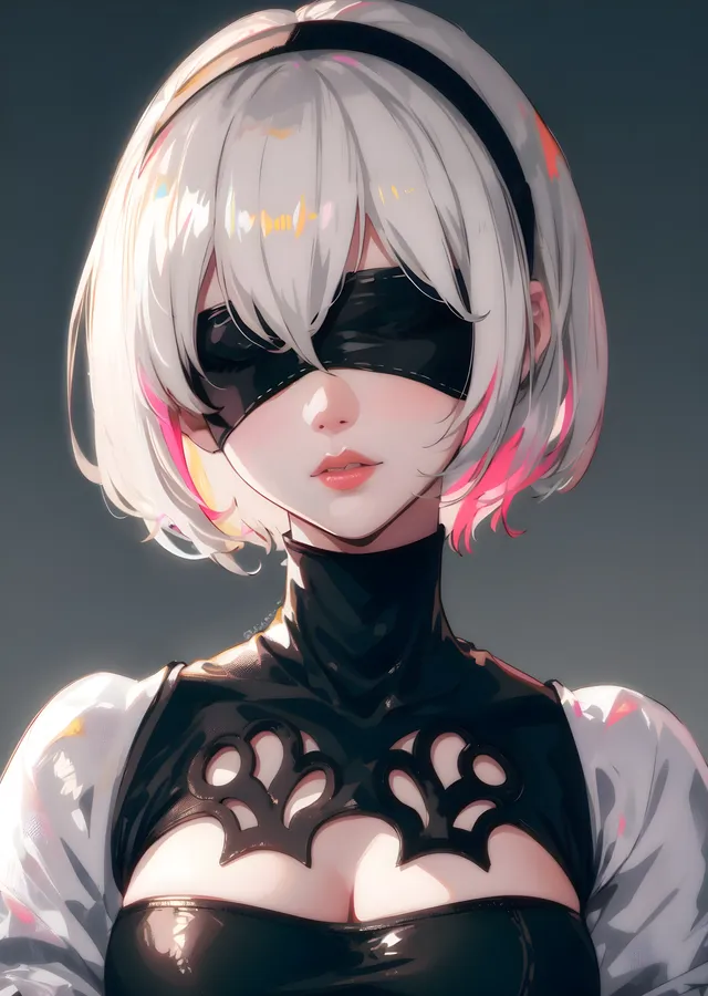 NieR:Automata: YoRHa No.2 Type B metal tablo