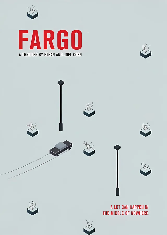 Fargo: Kar Yolu metal tablo