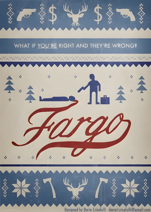 Fargo: Kazak Deseni metal tablo