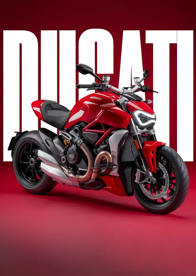 Ducati metal tablo