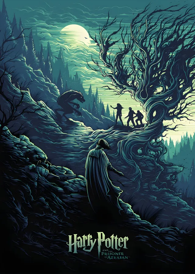 Harry Potter and the Prisoner of Azkaban · Yasak Orman metal tablo