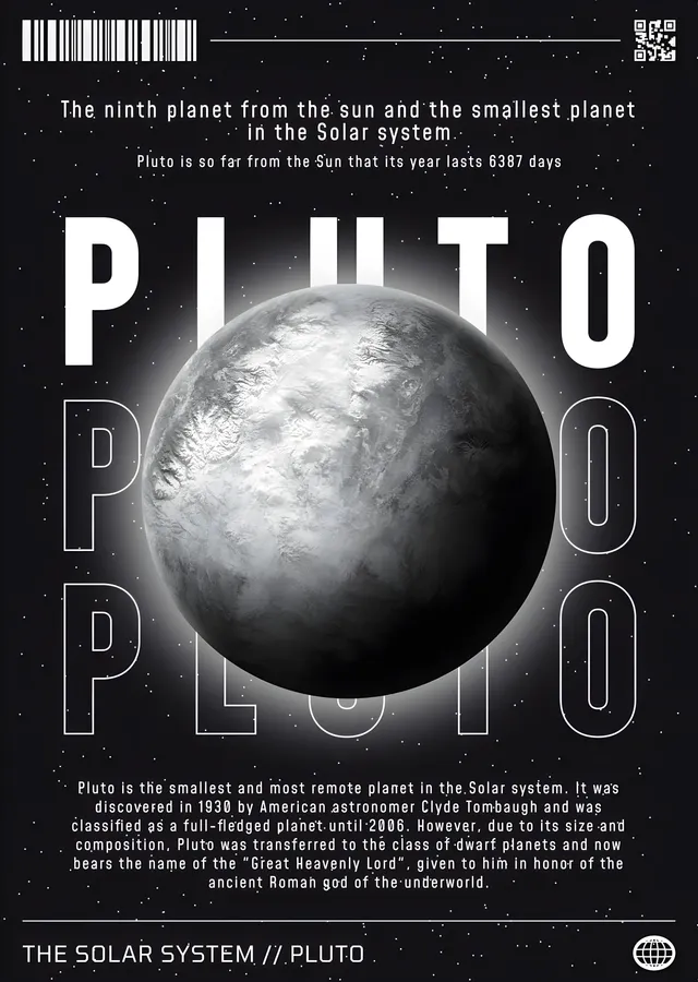 Plüton - Cüce Gezegen metal tablo