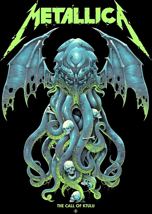 Metallica: The Call of Ktulu metal tablo