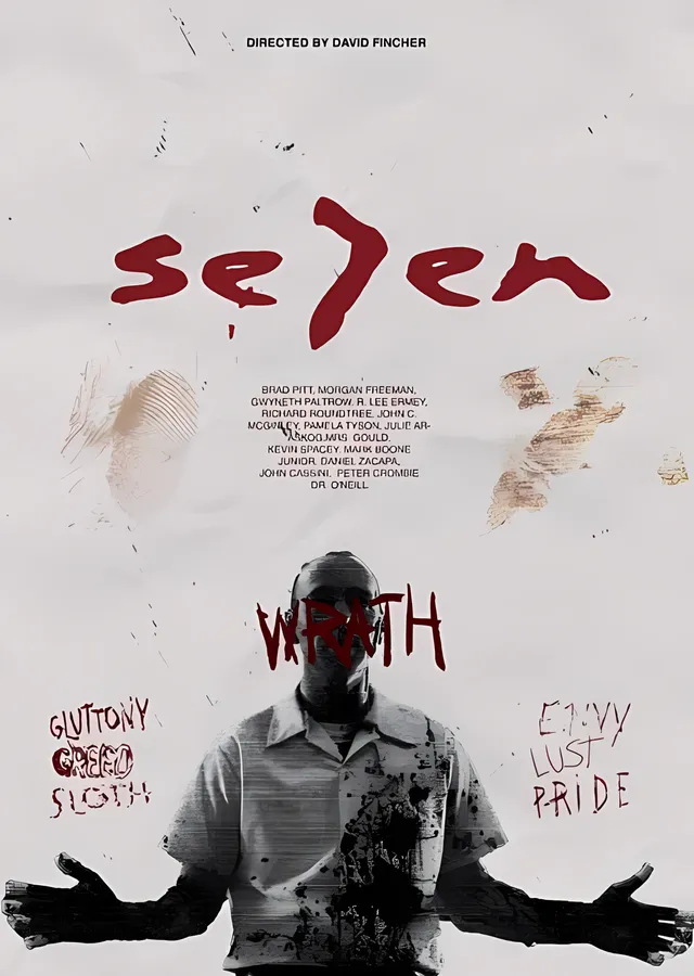 Se7en: Yedi Günah metal tablo