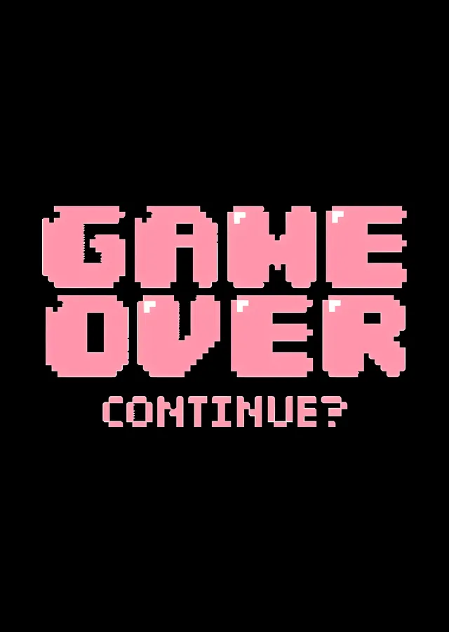 Game Over: Oyun Bitti metal tablo