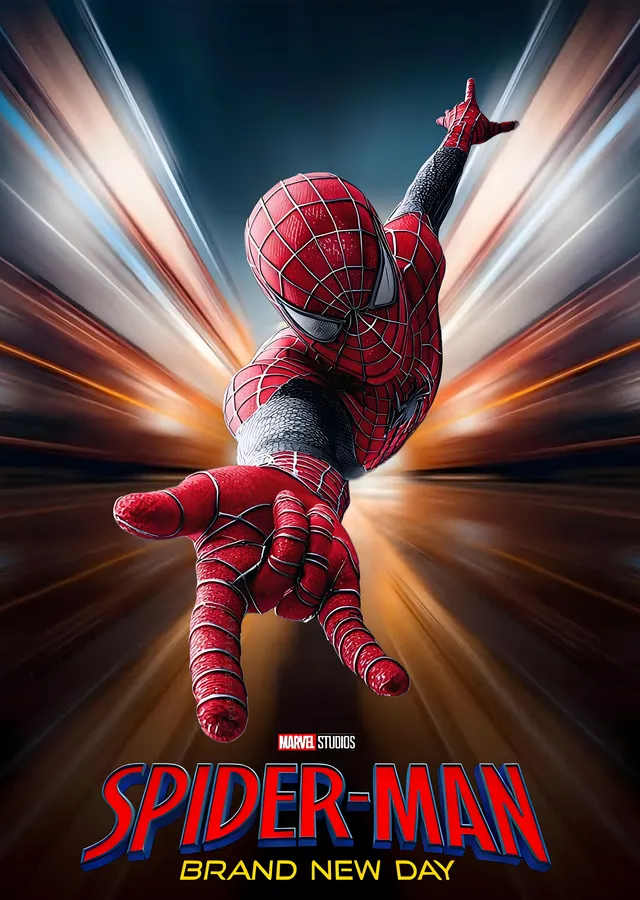 Spider-Man: Işık Huzmeleri metal tablo