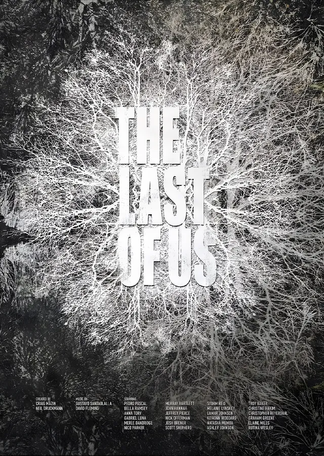 The Last of Us: Kış Ormanı metal tablo
