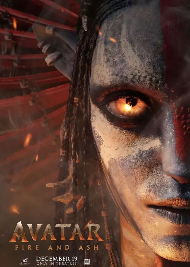 Avatar: Fire and Ash metal tablo