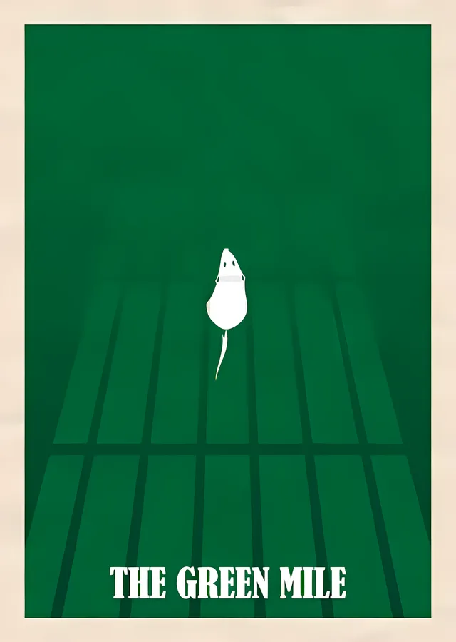 The Green Mile: Minimal Film metal tablo