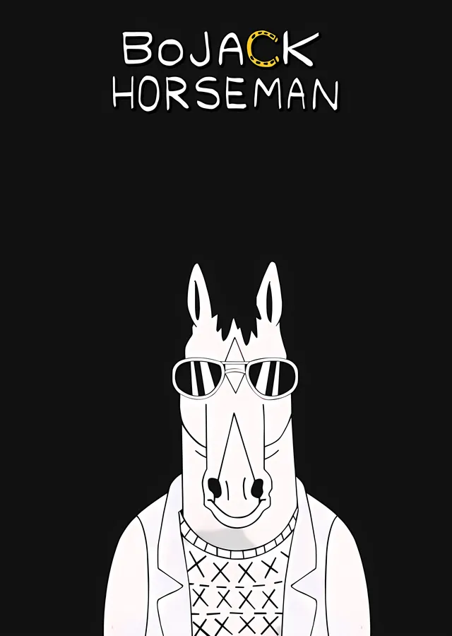 BoJack Horseman: İkonik Portre metal tablo