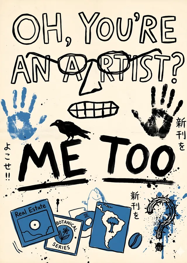Oh, You're an Artist? Me Too metal tablo