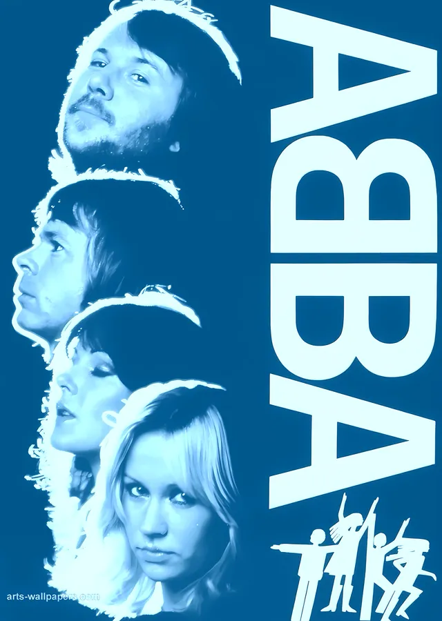 ABBA: Mavi Profil metal tablo