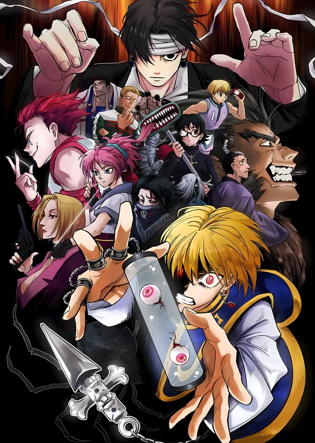 Hunter x Hunter: Yorknew Kadrosu metal tablo