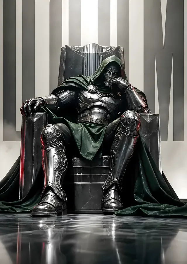 Doctor Doom - Tahtta metal tablo