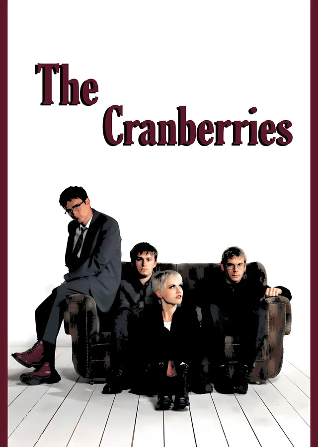 The Cranberries - Beyaz Odada Grup metal tablo