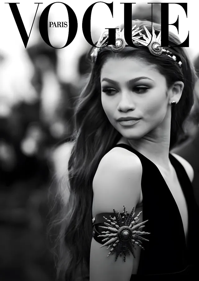 Zendaya · Vogue Paris metal tablo
