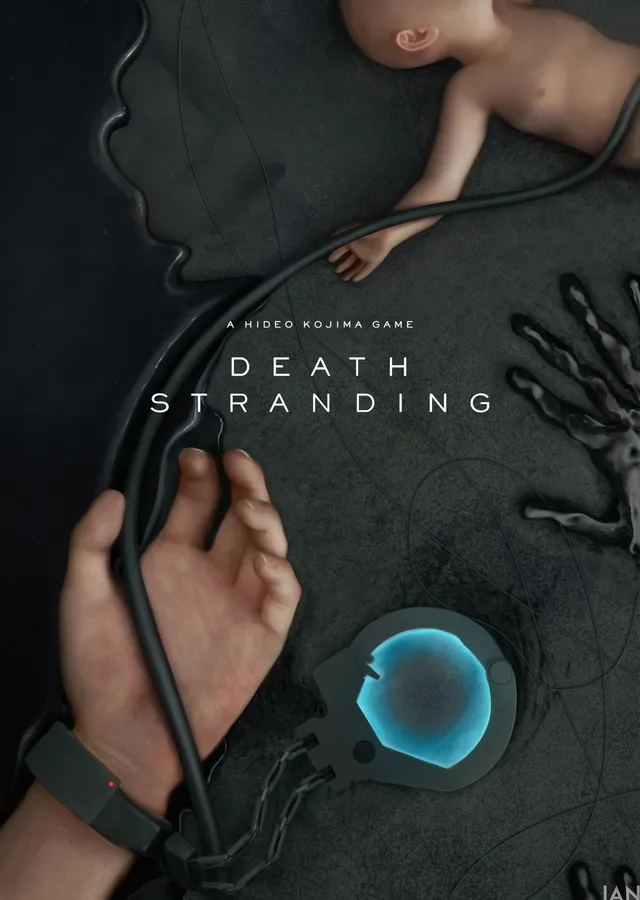 Death Stranding: BB metal tablo