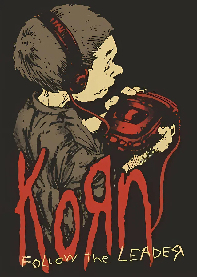 Korn: Follow the Leader metal tablo