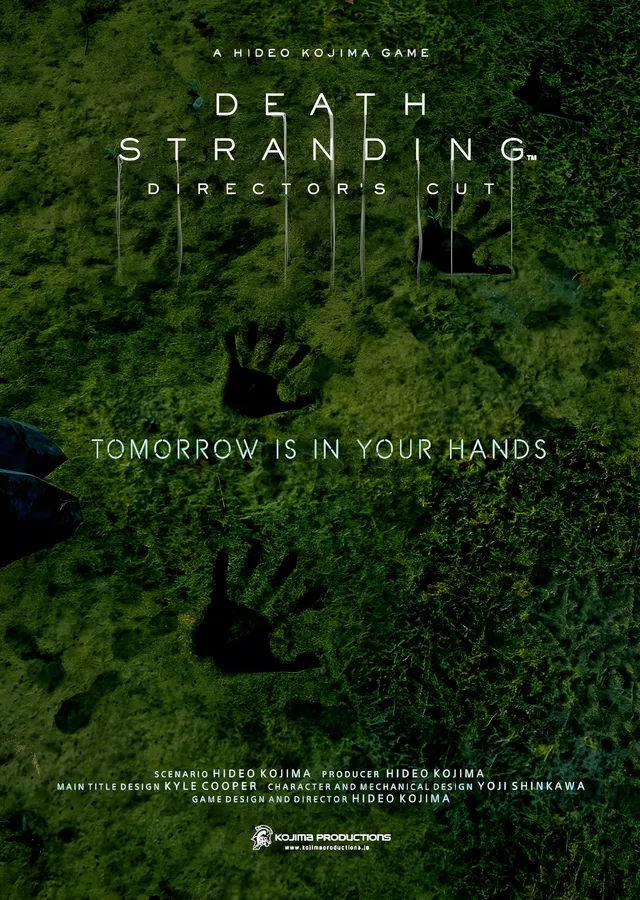 Death Stranding: El İzleri metal tablo