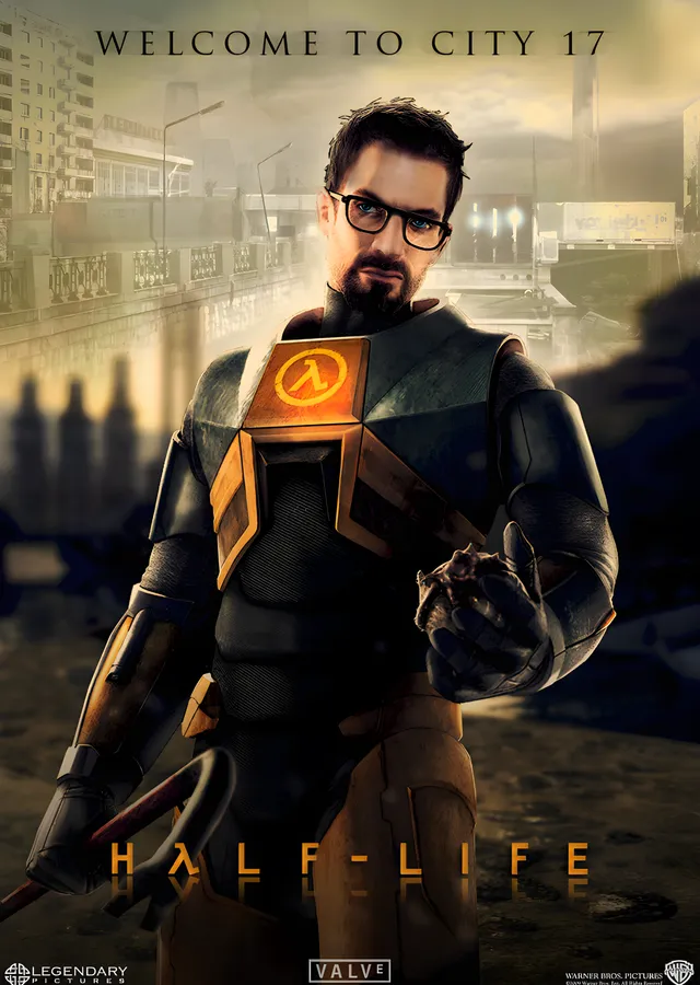 Half-Life: Welcome to City 17 metal tablo