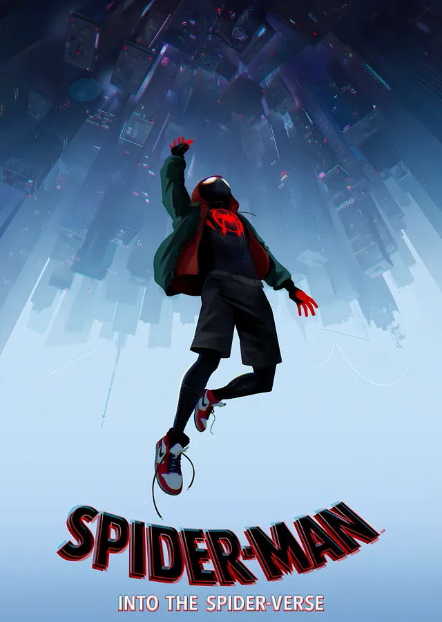 Spider-Man: Into the Spider-Verse metal tablo