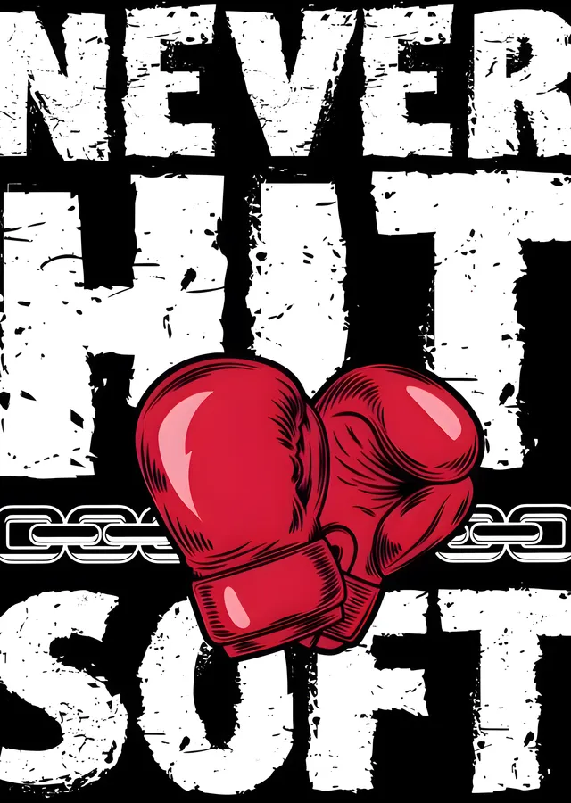 Never Hit Soft metal tablo