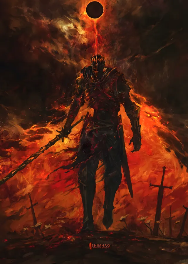Dark Souls - Alevin Efendisi metal tablo