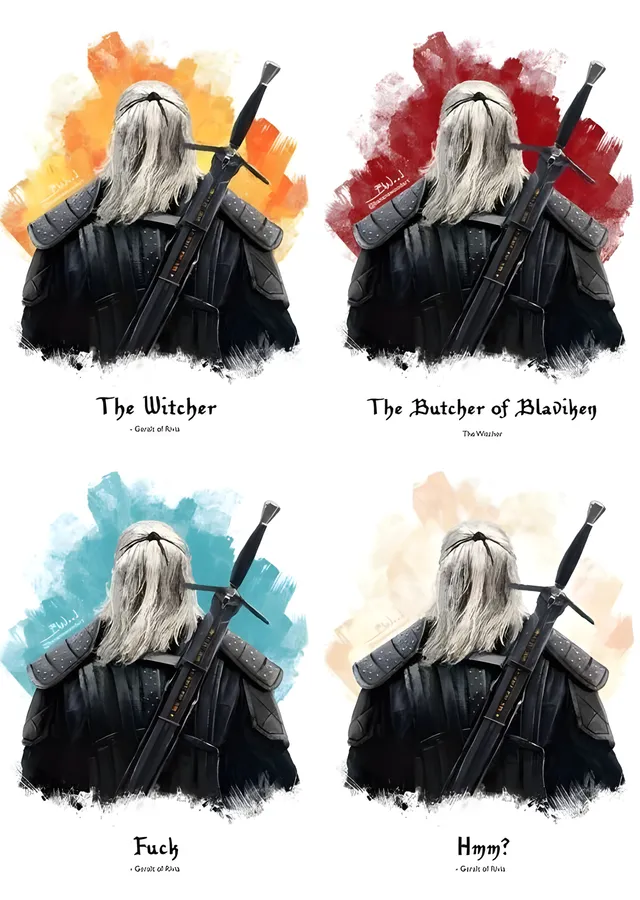 The Witcher: Dört Hâl metal tablo