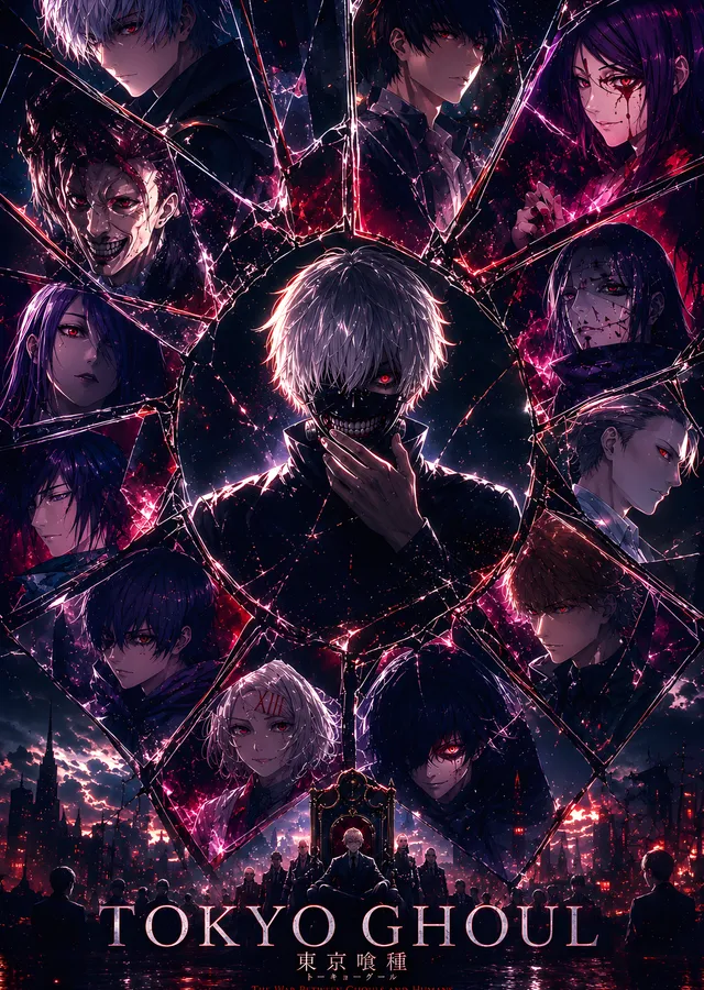 Tokyo Ghoul: Kırık Ayna metal tablo