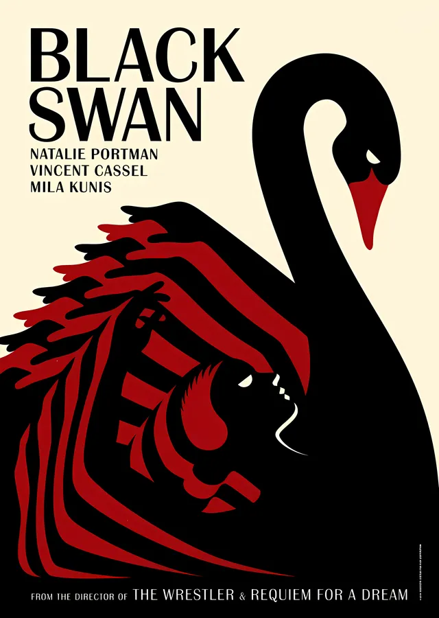 Black Swan metal tablo