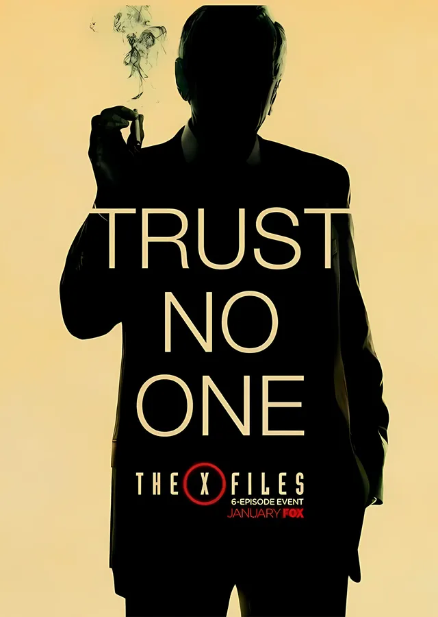 The X-Files · Trust No One metal tablo