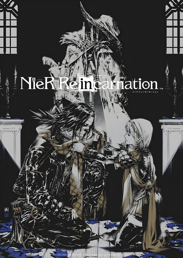 NieR Reincarnation: Beyaz Kitap metal tablo