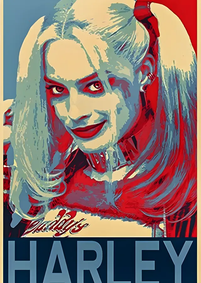 Harley Quinn: Umut Posteri metal tablo