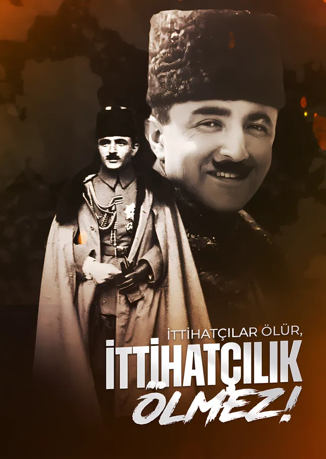 İttihatçılar Ölür, İttihatçılık Ölmez metal tablo