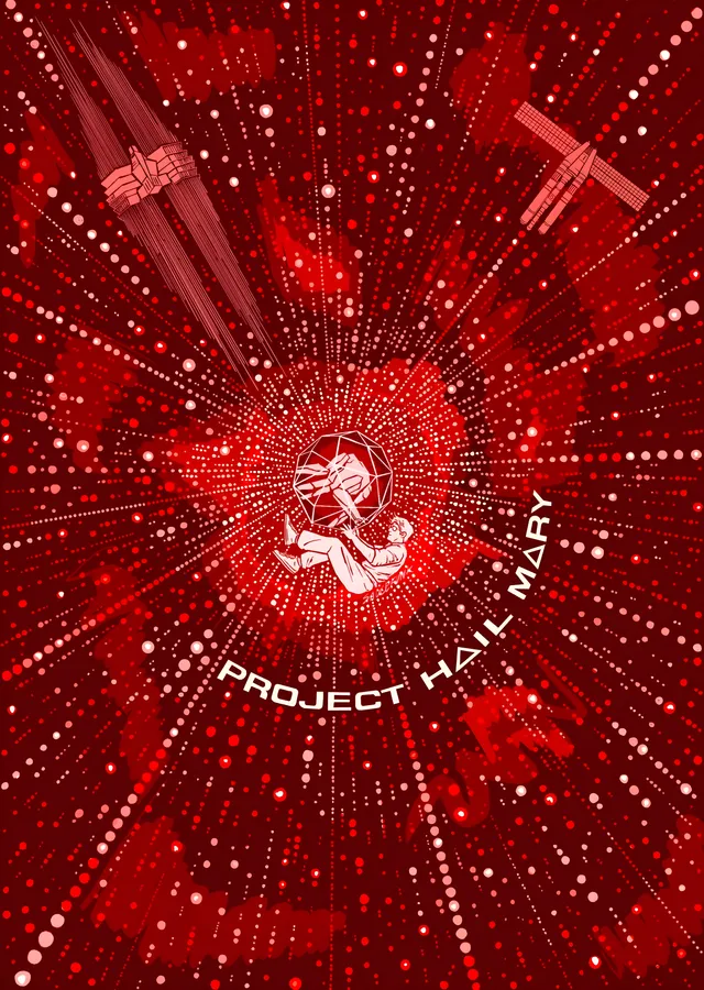 Project Hail Mary - Kızıl Patlama metal tablo