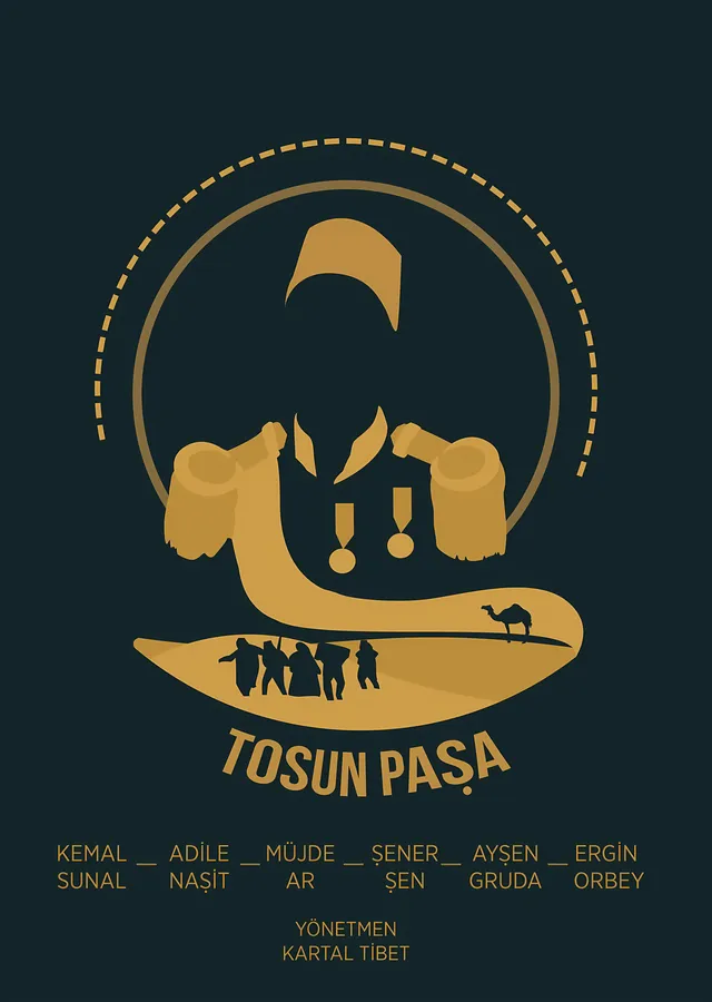 Tosun Paşa: Yeşilçam Klasikleri metal tablo