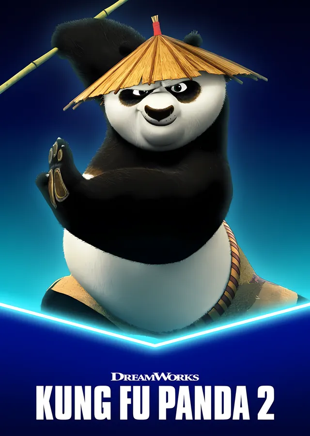 Kung Fu Panda 2 metal tablo