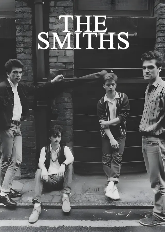 The Smiths: İkonik İngiliz Rock Grubu metal tablo