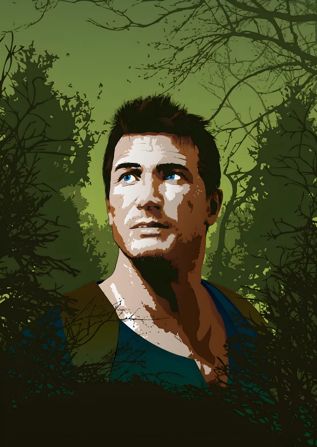 Uncharted - Sic Parvis Magna metal tablo