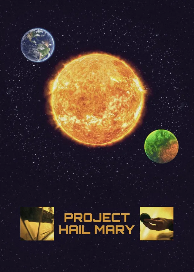 Project Hail Mary - Güneş ve Gezegenler metal tablo