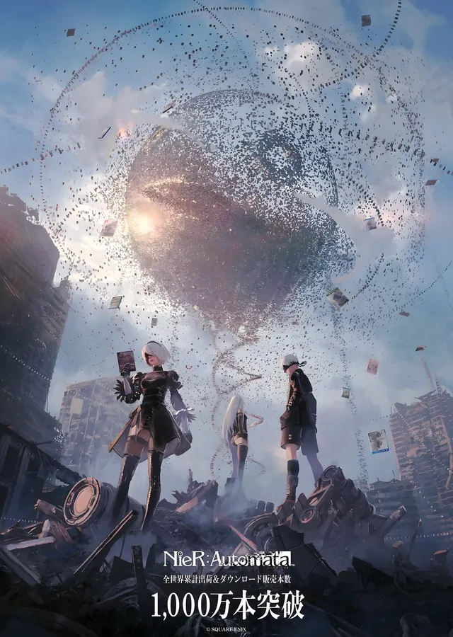NieR Automata: 10 Milyon metal tablo