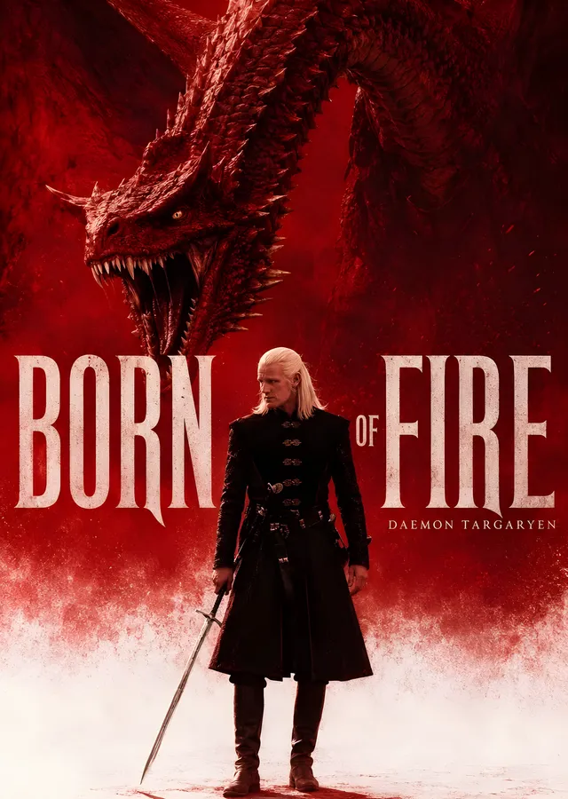 House of the Dragon - Born of Fire metal tablo