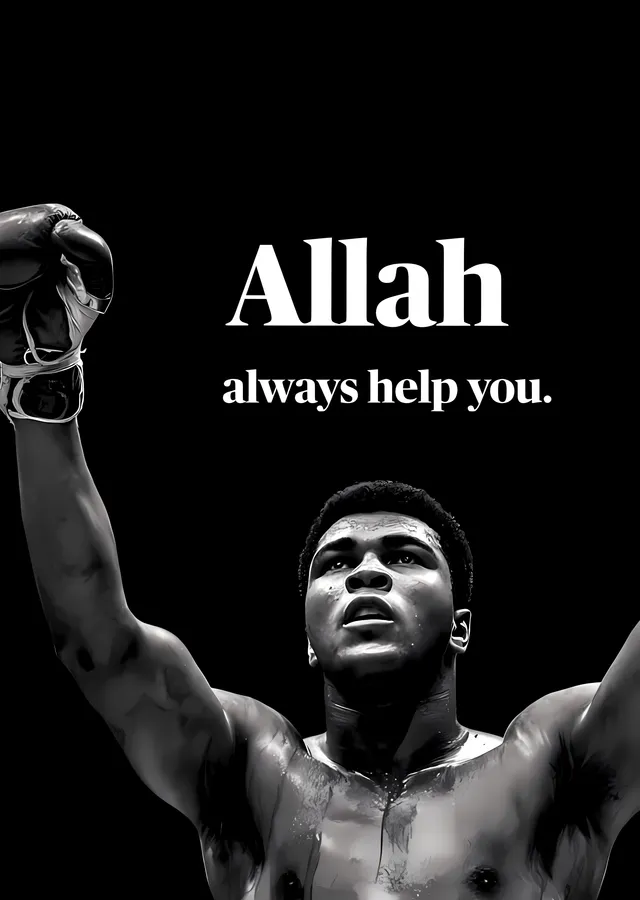 Muhammad Ali: Ringde Zafer Anı metal tablo