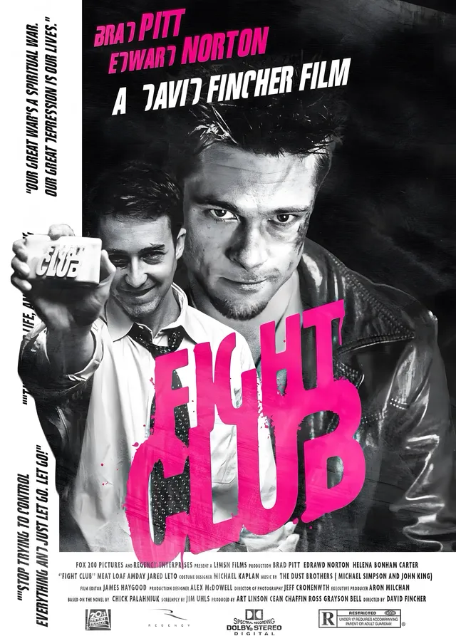 Fight Club: Kural Bir metal tablo