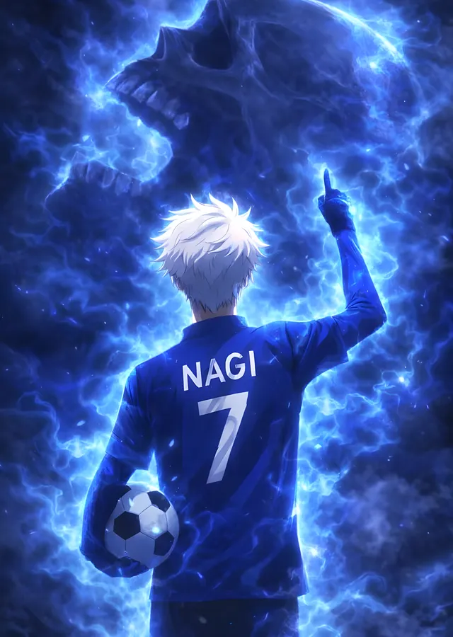 Blue Lock - Nagi Seishiro metal tablo