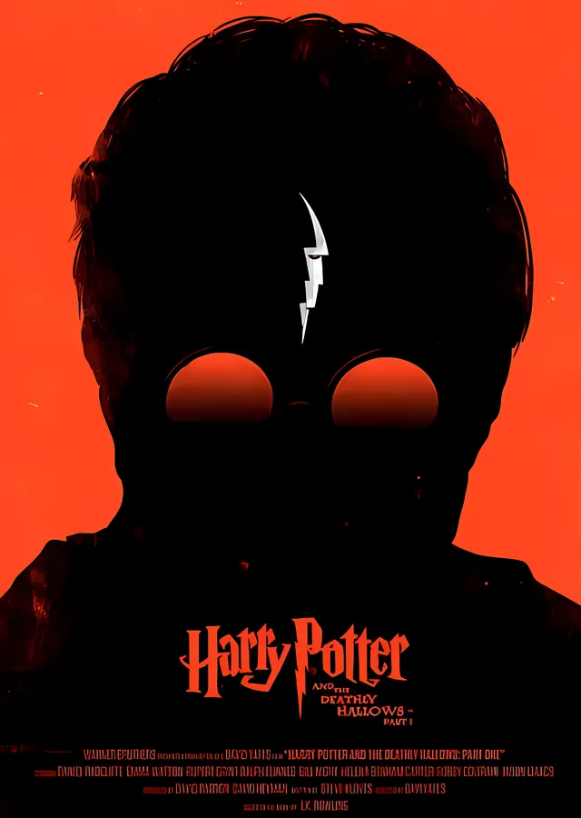 Harry Potter ve Ölüm Yadigarları: Bölüm 1 - Kırmızı Arka metal tablo