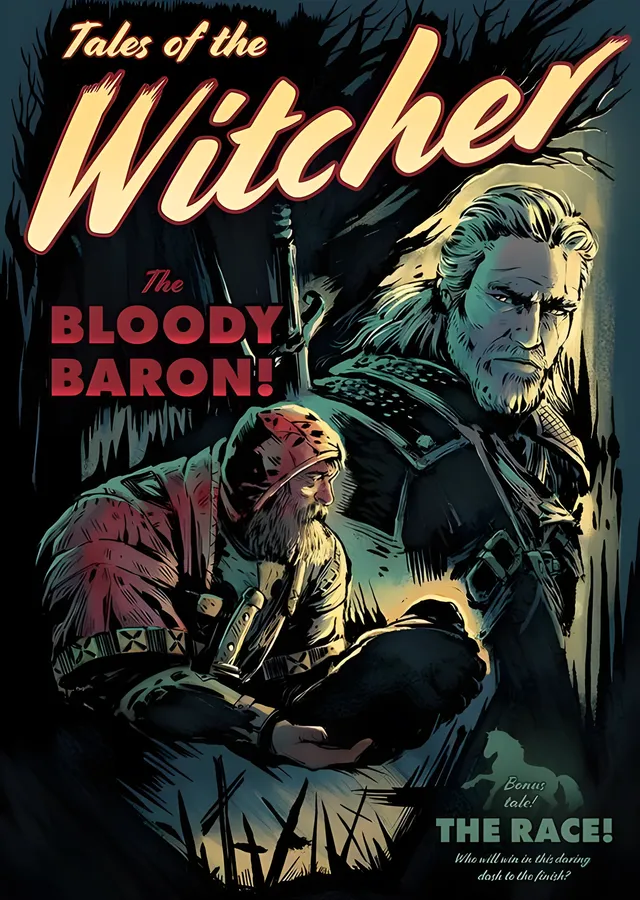 Tales of the Witcher: The Bloody Baron metal tablo