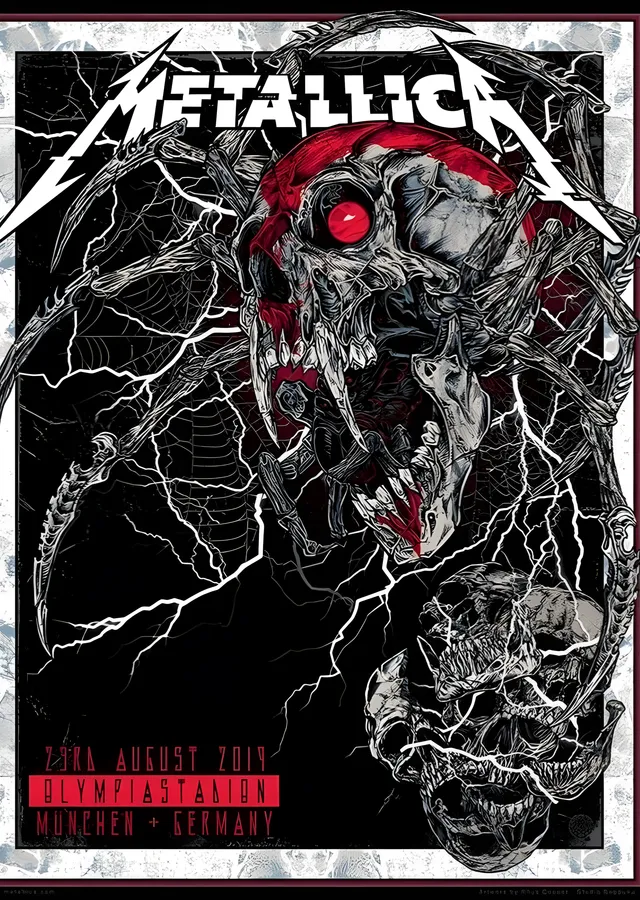 Metallica: München 2019 metal tablo