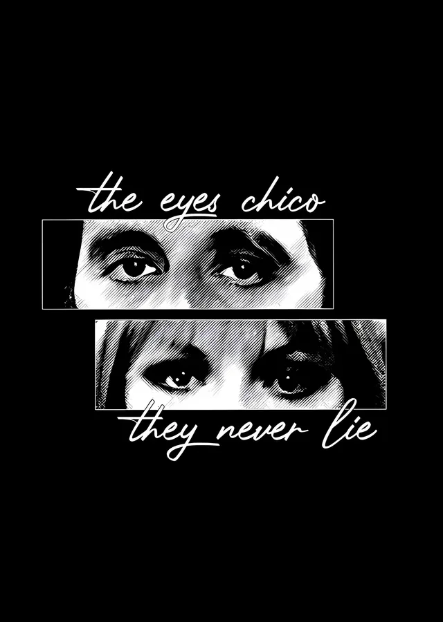 Scarface - The Eyes Chico metal tablo