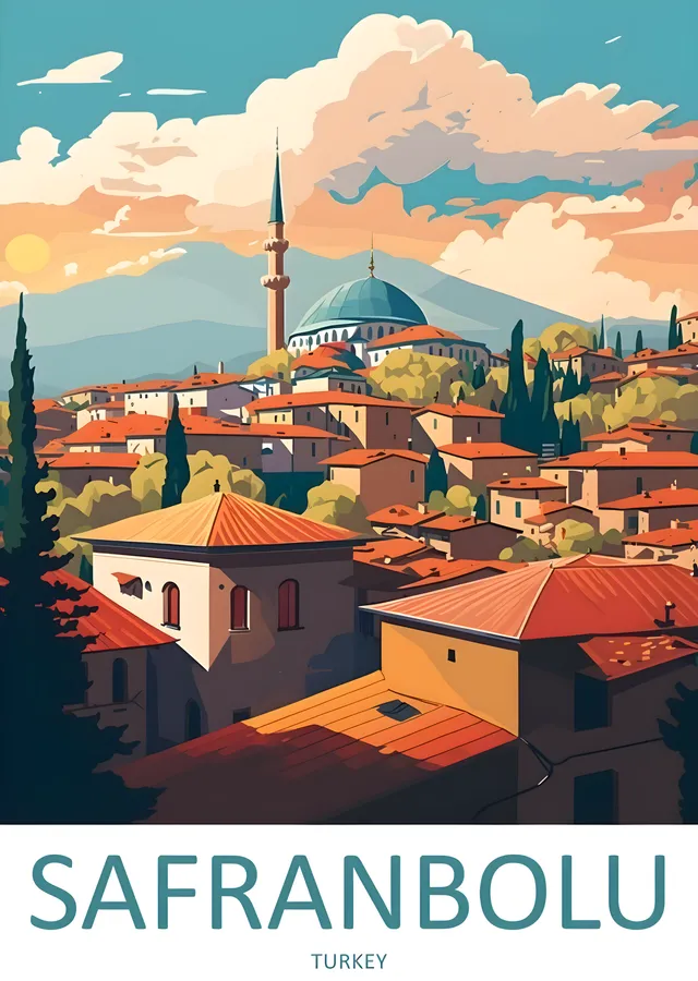 Safranbolu, Türkiye metal tablo